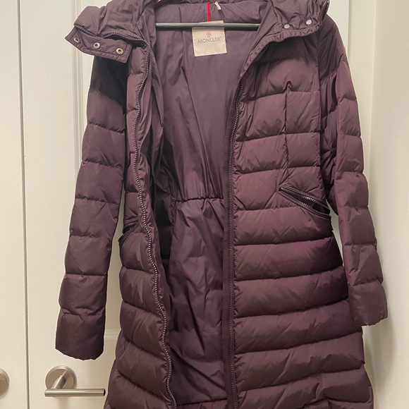 Moncler Women's Puffer Jacket - burgundy - Picture 3 of 11